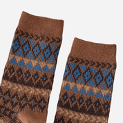 Kid's Fair Isle Crew Socks - 4 Pairs - Weavasocks