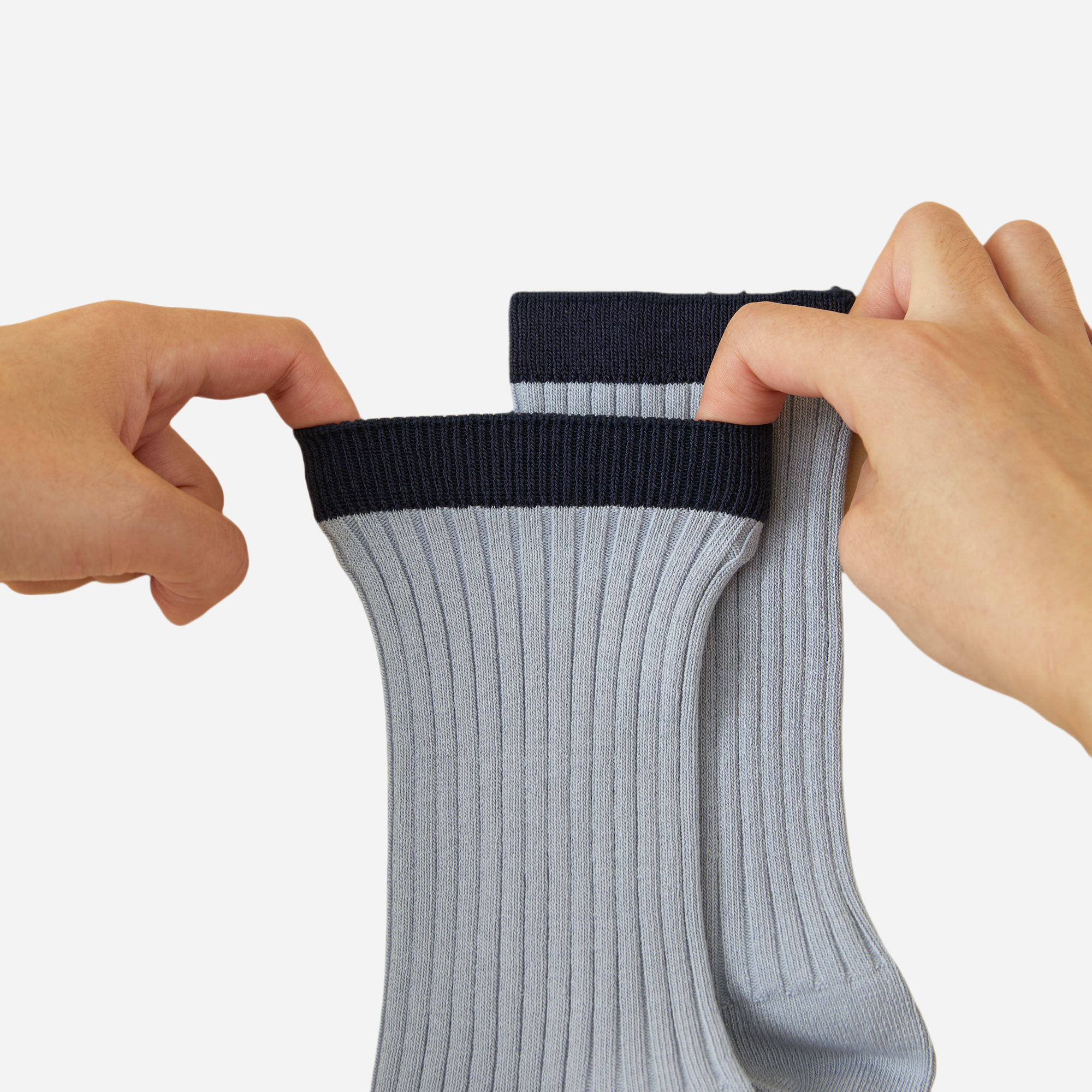 Women's Colorblock Cuff Ribbed Crew Socks - Single Pair