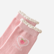 Kid's Girls' Bow & Floral Crew Socks - 5 Pairs - Weavasocks