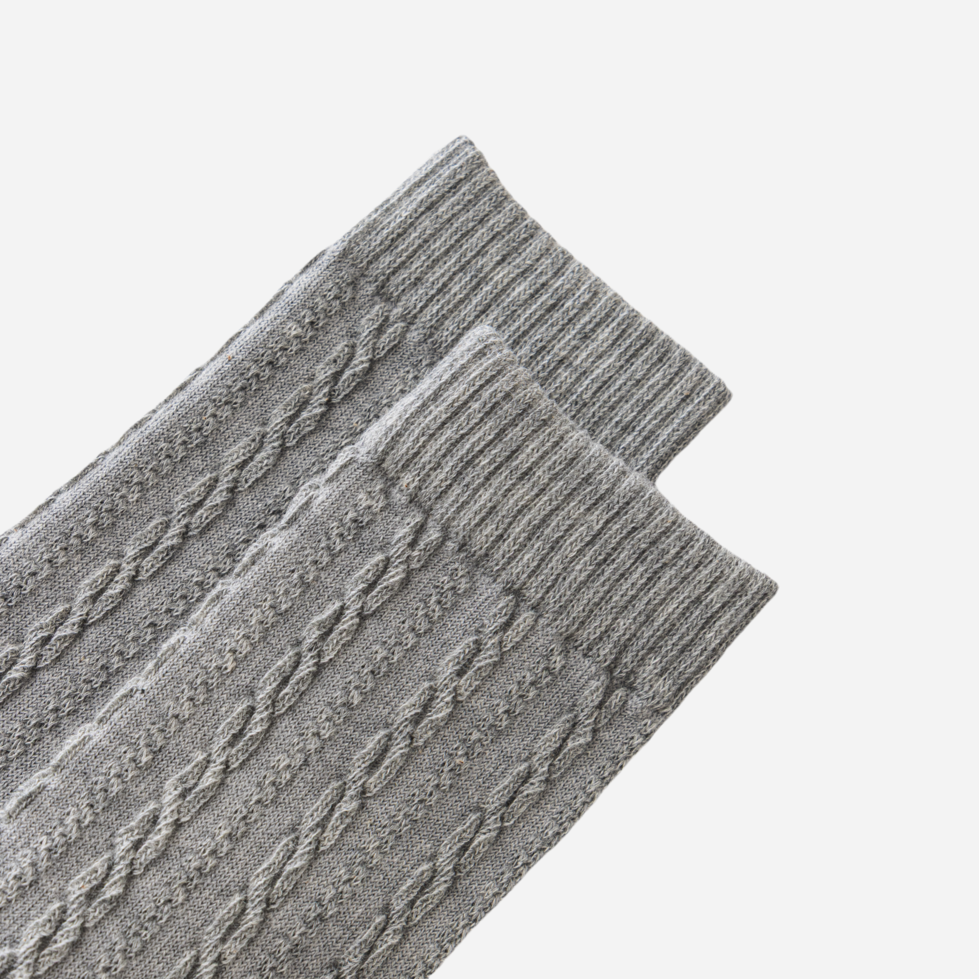 Kid's Classic Cable-Knit Crew Socks - 5 Pairs