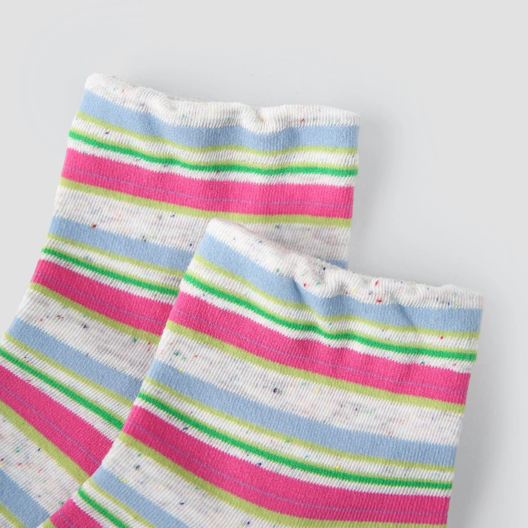 Chromatic Vision 3D Textured Ankle Socks 3-Pack