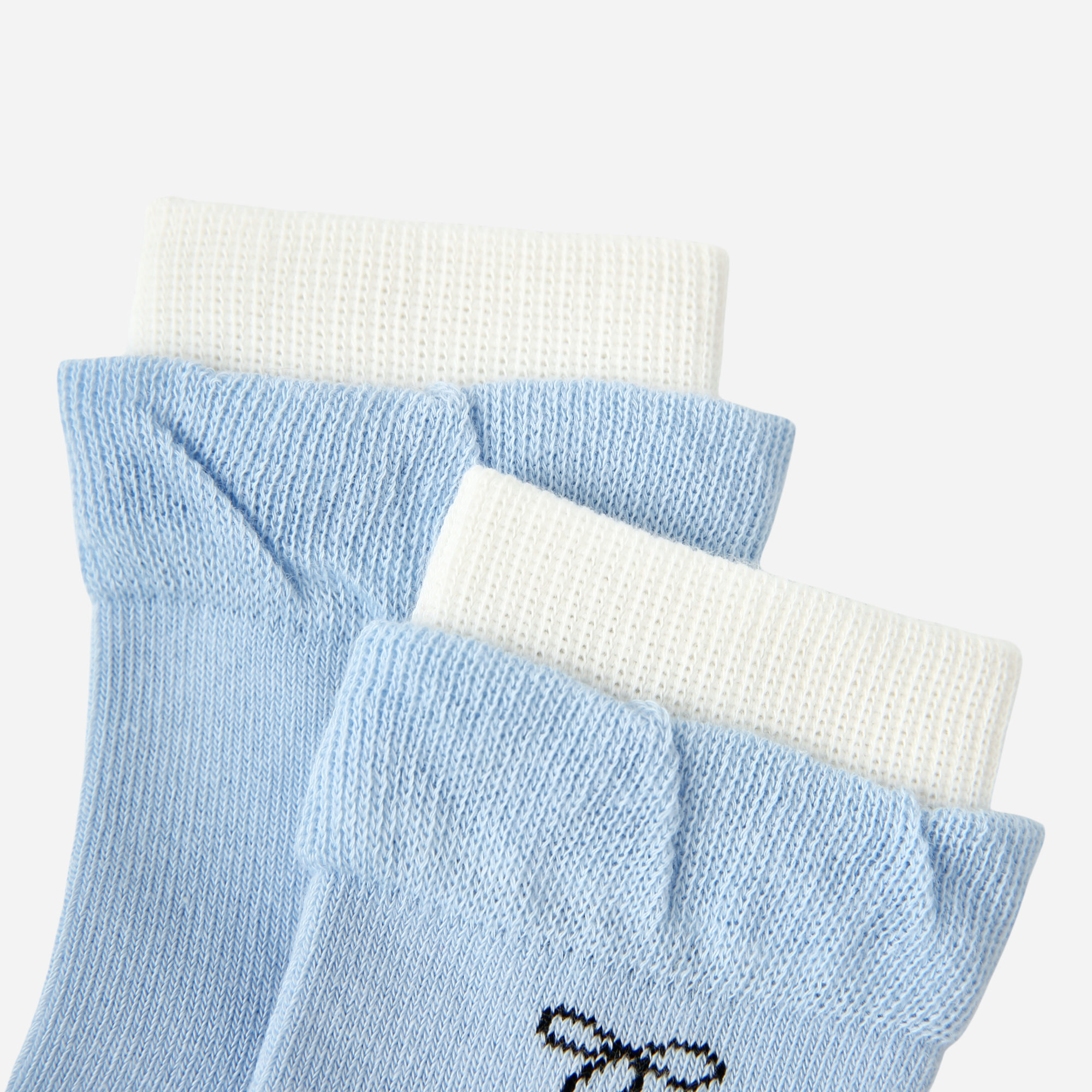 Kid's Girls' Sweet Blue Delicate Socks - 5 Pairs