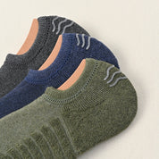 Men's 92% Cotton Cushioned Invisible Socks