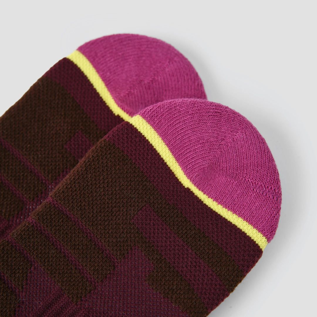 Performance Crew Socks - Maroon