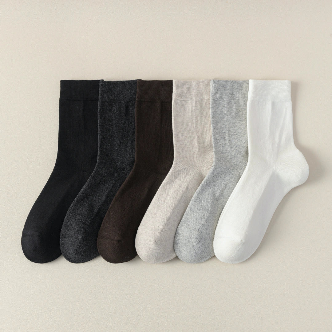 Women's 99% Cotton Cushion Sole Long Crew Socks