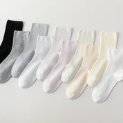 Women's 99% Cotton Ultra-Thin Non-Binding Summer Socks - product photo showing soft cotton comfort