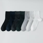 Men's 99% Supima® Cotton Ultra-Soft Mesh Crew Socks - product photo showing breathable mesh comfort