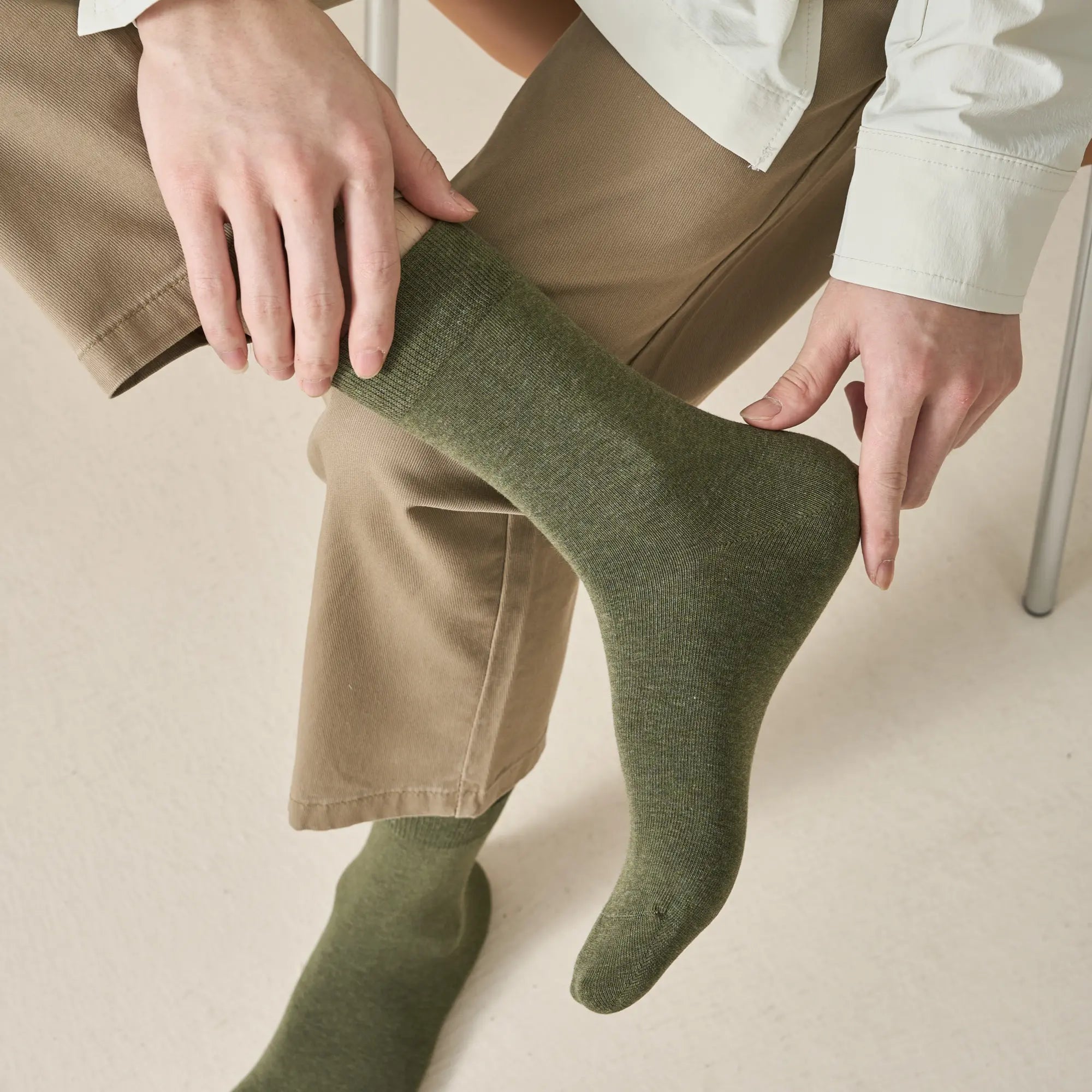 Men's Classic Marled Cotton Socks