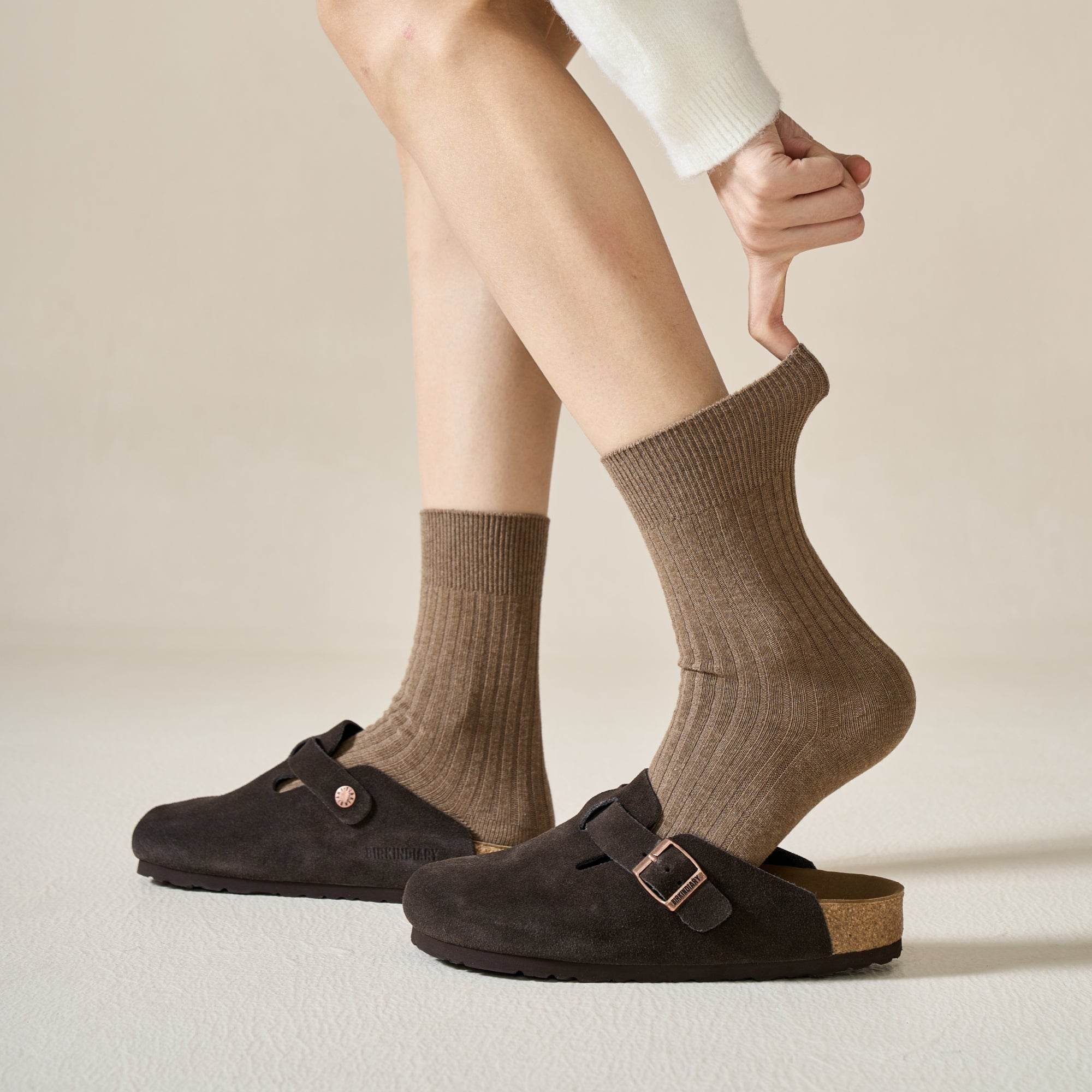 Women's Pure Cotton Everyday Crew Socks - Single Pair