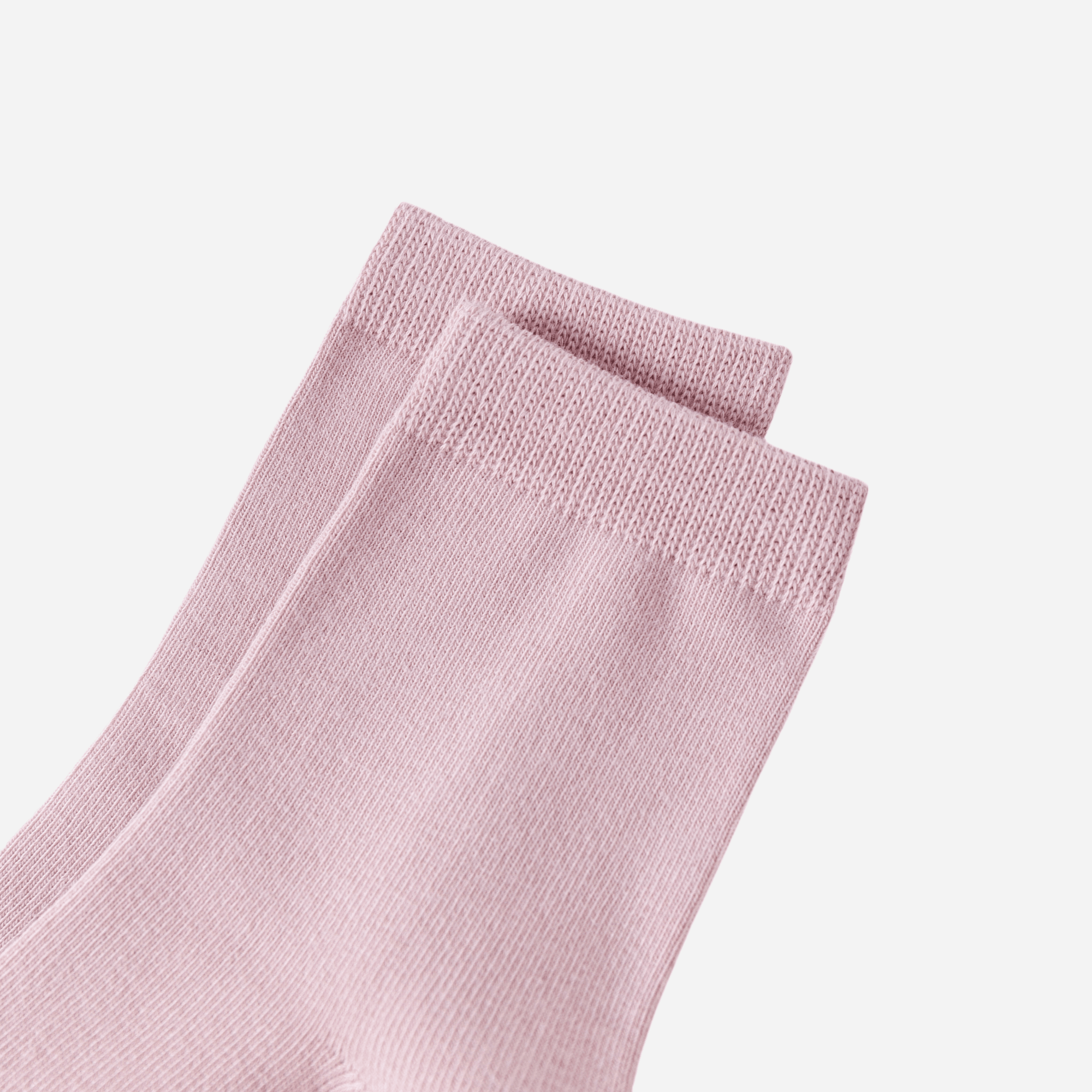 Kid's Organic Cotton Solid Crew Socks Pastel - 4 Pairs - Weavasocks