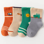 Baby’s Little Explorer & Crocodile Socks 4-Pack