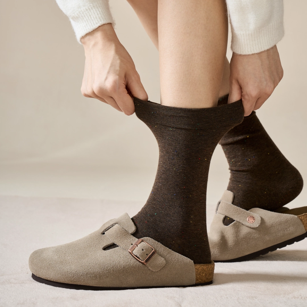 Speckled Crew Socks