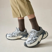 Men's Heathered Merino Wool Crew Socks