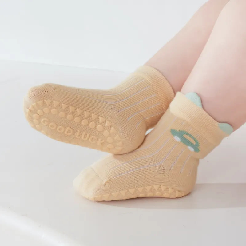Babies Little Cruiser Grip Socks-3 Pairs