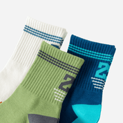 Kid's Graphic Sport Crew Socks - 5 Pairs - Weavasocks