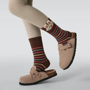 Kid's Cozy Bunny Fuzzy Socks - 4 Pairs