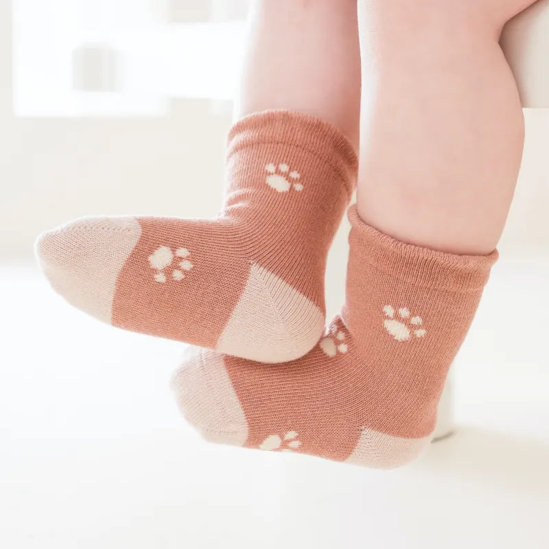 Babies The Bear Tracks Socks-3 Pairs