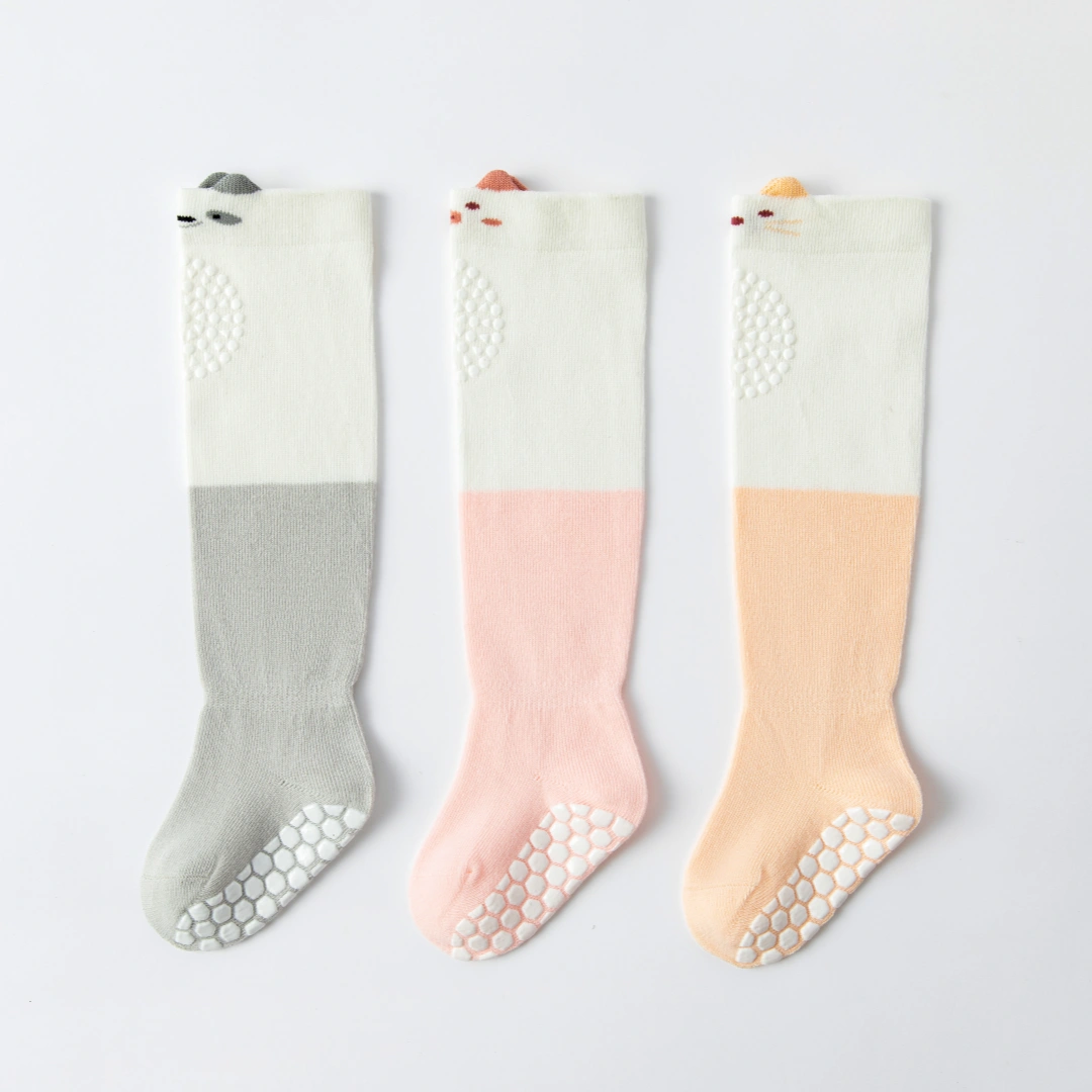 Baby’s Crawl Master' Knee-Pad & Dual Grip Socks 3-Pack