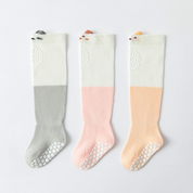 Baby’s Crawl Master' Knee-Pad & Dual Grip Socks 3-Pack