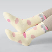 Kid's Kawaii Animals Crew Socks - 5 Pairs
