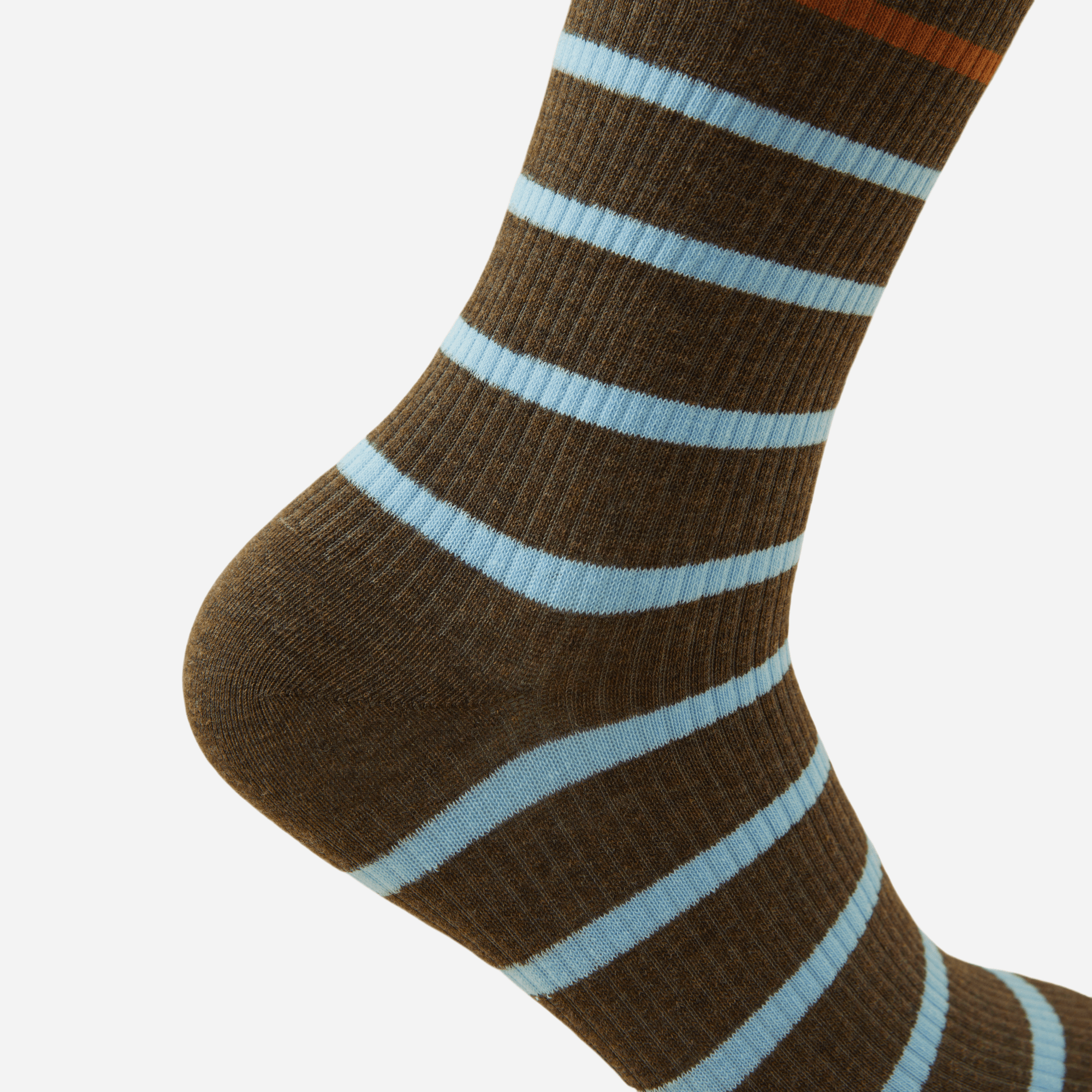 Women's Varsity Stripe Ribbed Socks - Single Pair