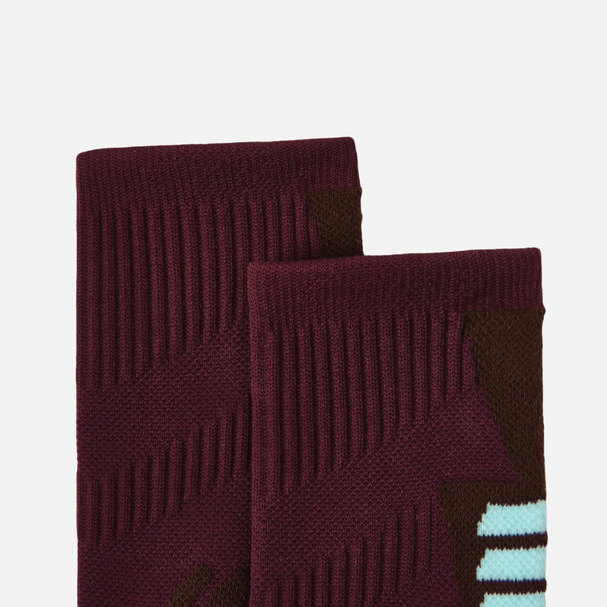 Women's Performance Cushioned Crew Socks - Maroon