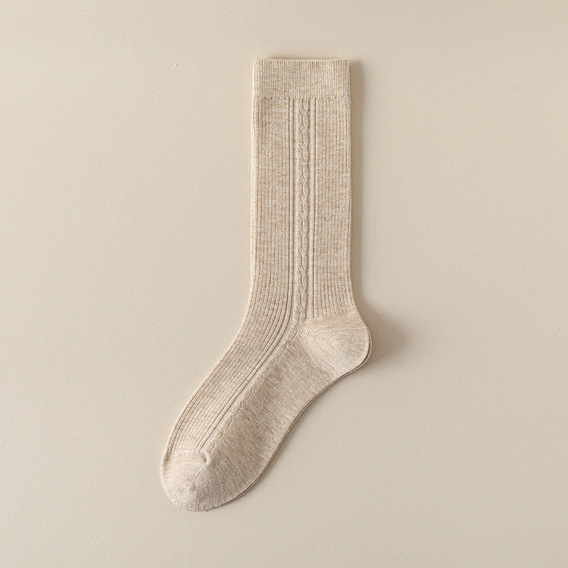 Silk Blend Cable Socks