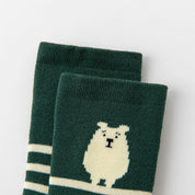 Baby’s Cozy Winter Terry Crew Socks Bear & Forest 3-Pack