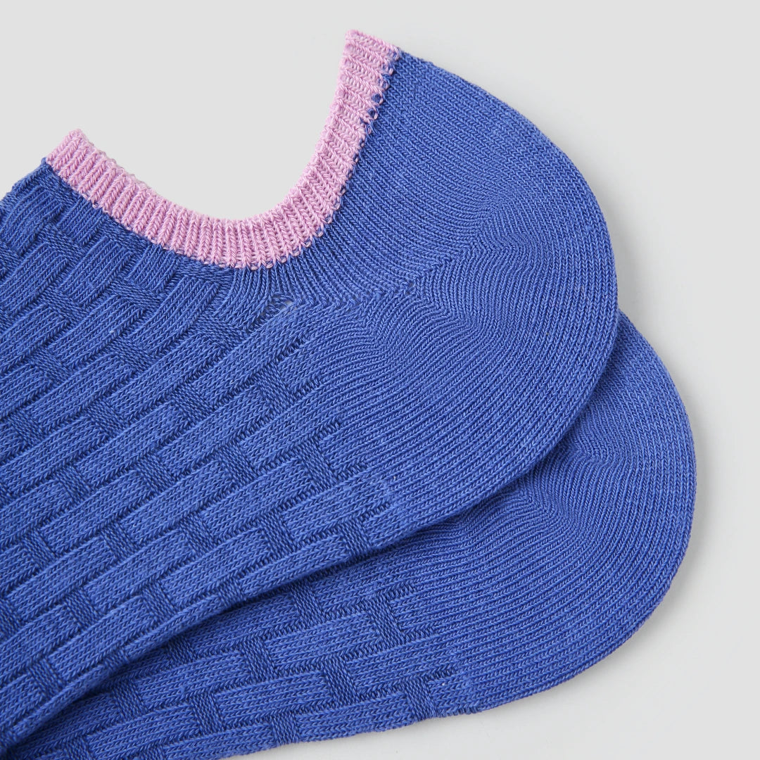 Textured No-Show Socks