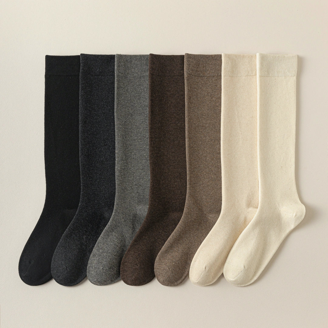 Women‘s 47.5% Wool Blend Thermal Knee-High Socks