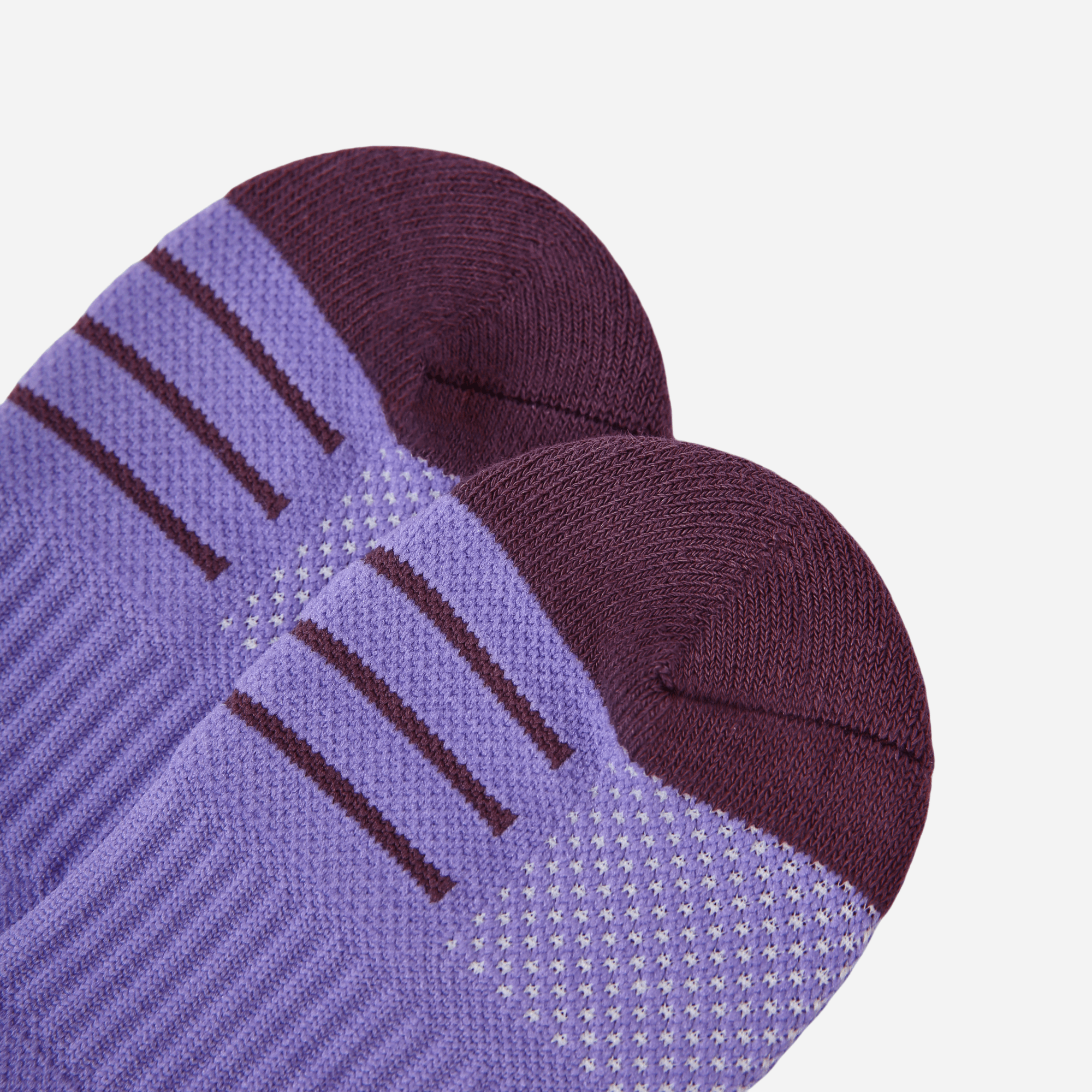Women's Performance Knee-High Hiking Socks - Purple & Forest