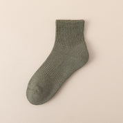 Durable Cotton Rib Socks