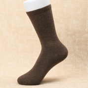 Women's 98% Cotton Ribbed 7.5" Crew Socks - detail photo showing soft cotton-rich comfort