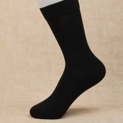 Women's 97% Cotton 6.6" Essential Crew Socks - product photo showing soft cotton comfort