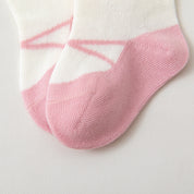 Baby & Toddler Girls' Ballerina Bow Ruffle Cotton Crew Socks (4-Pack)
