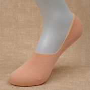 Women's 95% Cotton Ultra-Thin Mesh No-Show Socks - product photo showing breathable mesh comfort