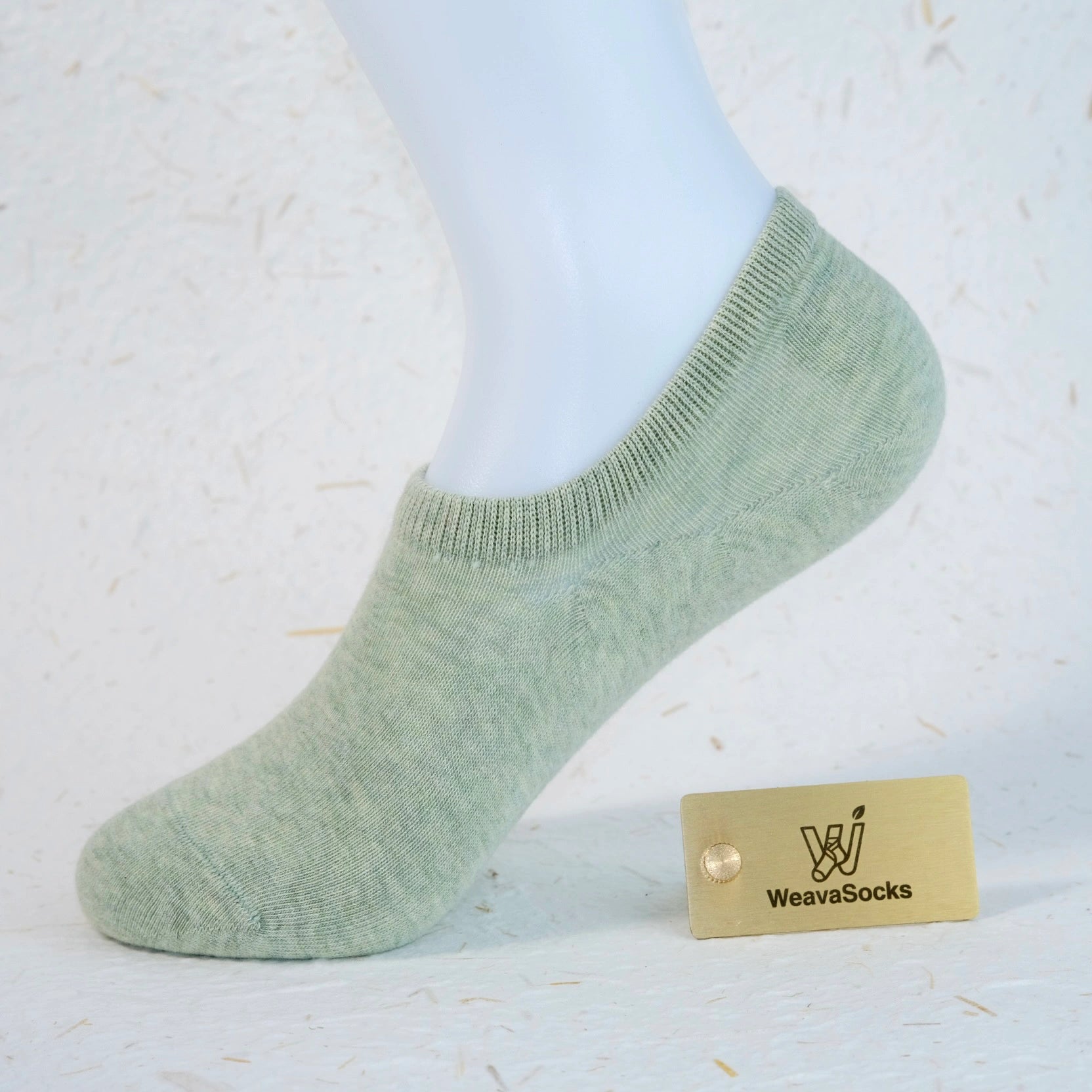Women's 95% Cotton Ultra-Soft Heathered No-Show Socks