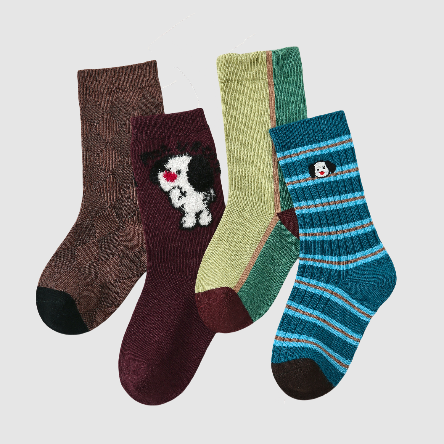 Kids' Portside Patchwork-4 Pack