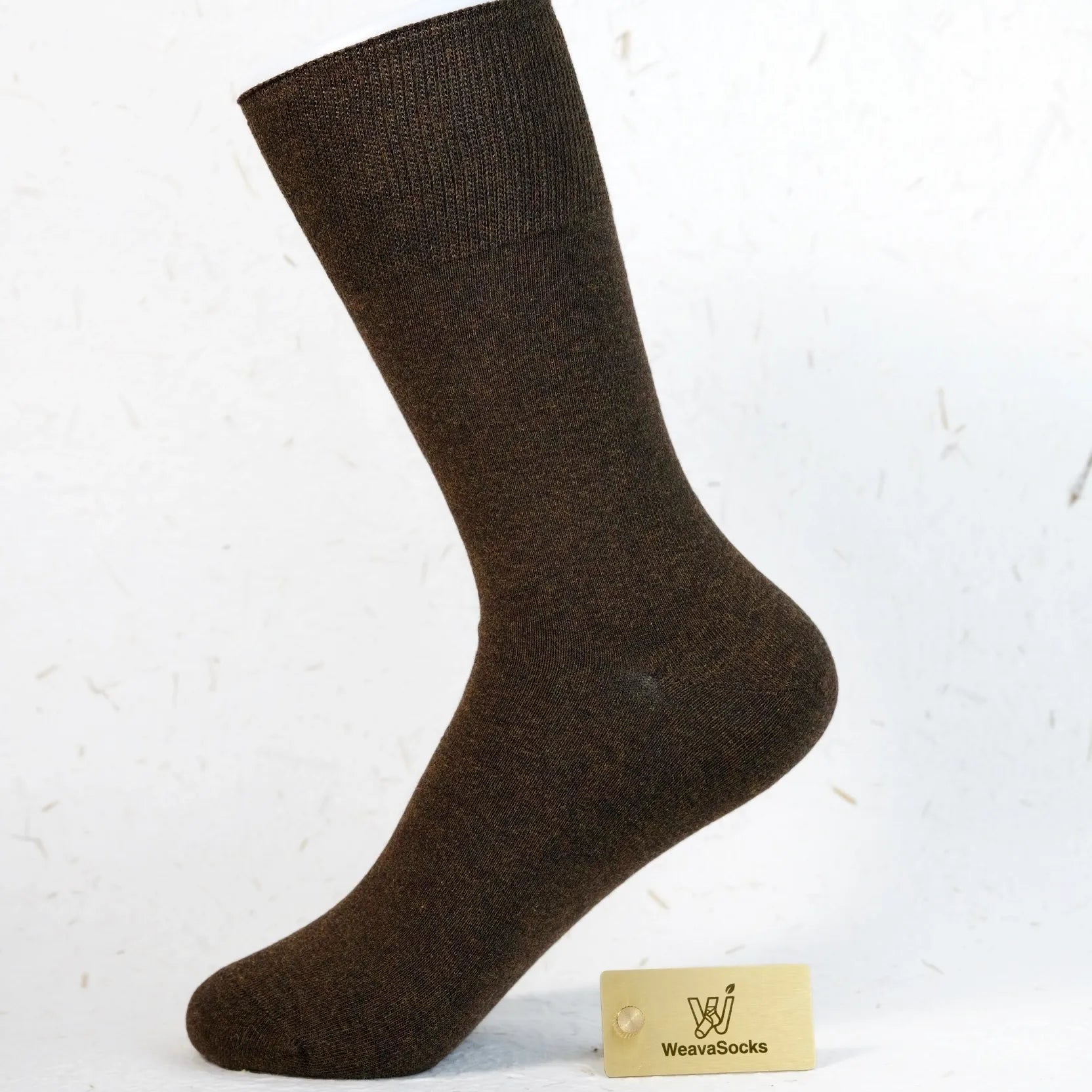 Women's 98% Cotton 7" Non-Binding Crew Socks
