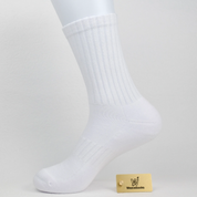 Men's 92% Premium Cotton Terry Cushion Sport Socks - product photo showing cushioned comfort