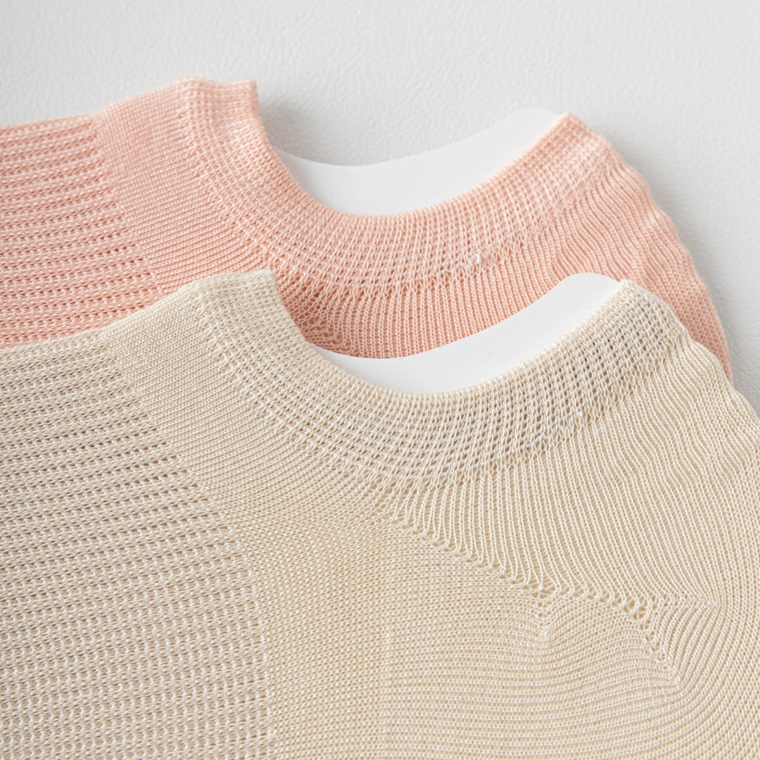 Women's Silk Blend Cooling Invisible Socks