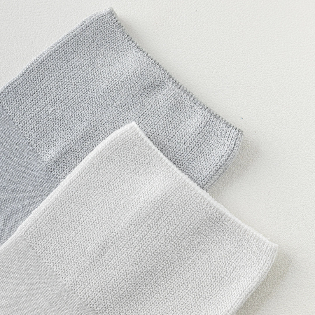 Men's Silk & Modal Non-Binding Loose Cuff Cooling Socks