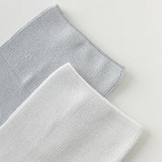 Men's Silk & Modal Non-Binding Loose Cuff Cooling Socks - detail photo showing modal and mulberry silk comfort