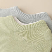 Women's 95% Cotton Candy Mesh No-Show Socks - product photo showing breathable mesh comfort