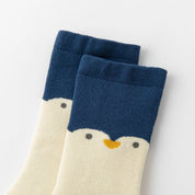 Baby’s Cozy Playful Penguin Terry Crew Socks 3-Pack