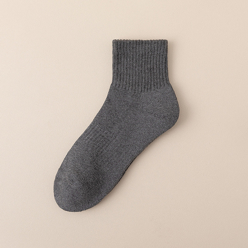Durable Cotton Rib Socks