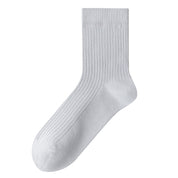 Men's 98% Cotton Classic Ribbed Crew Socks