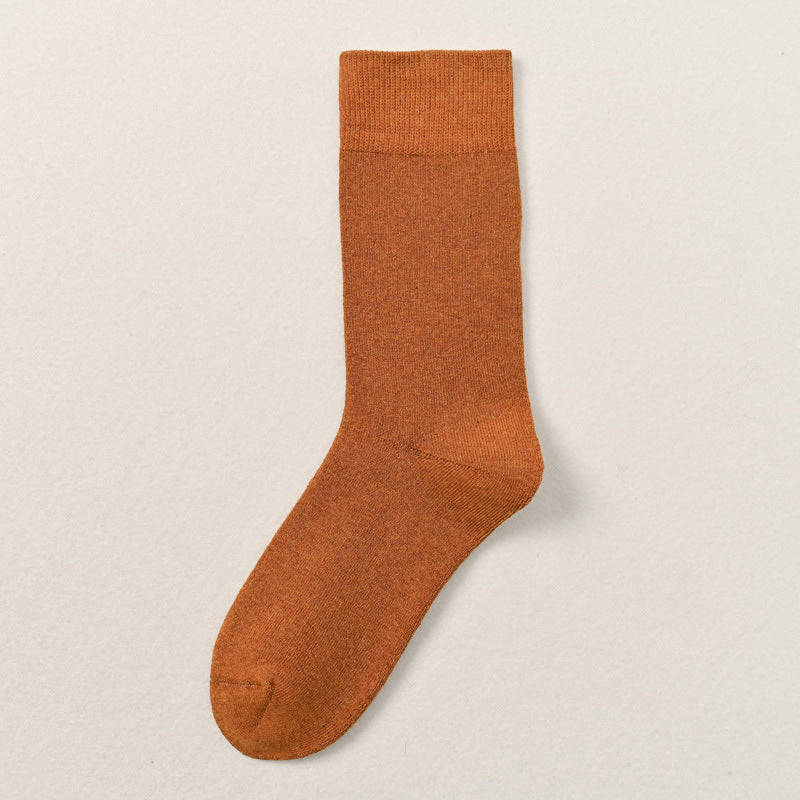 Men's 92% Cotton Terry Thermal Crew Socks