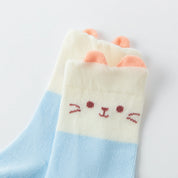 Baby’s 3D Cat Ears Pastel Crew Socks 4-Pack