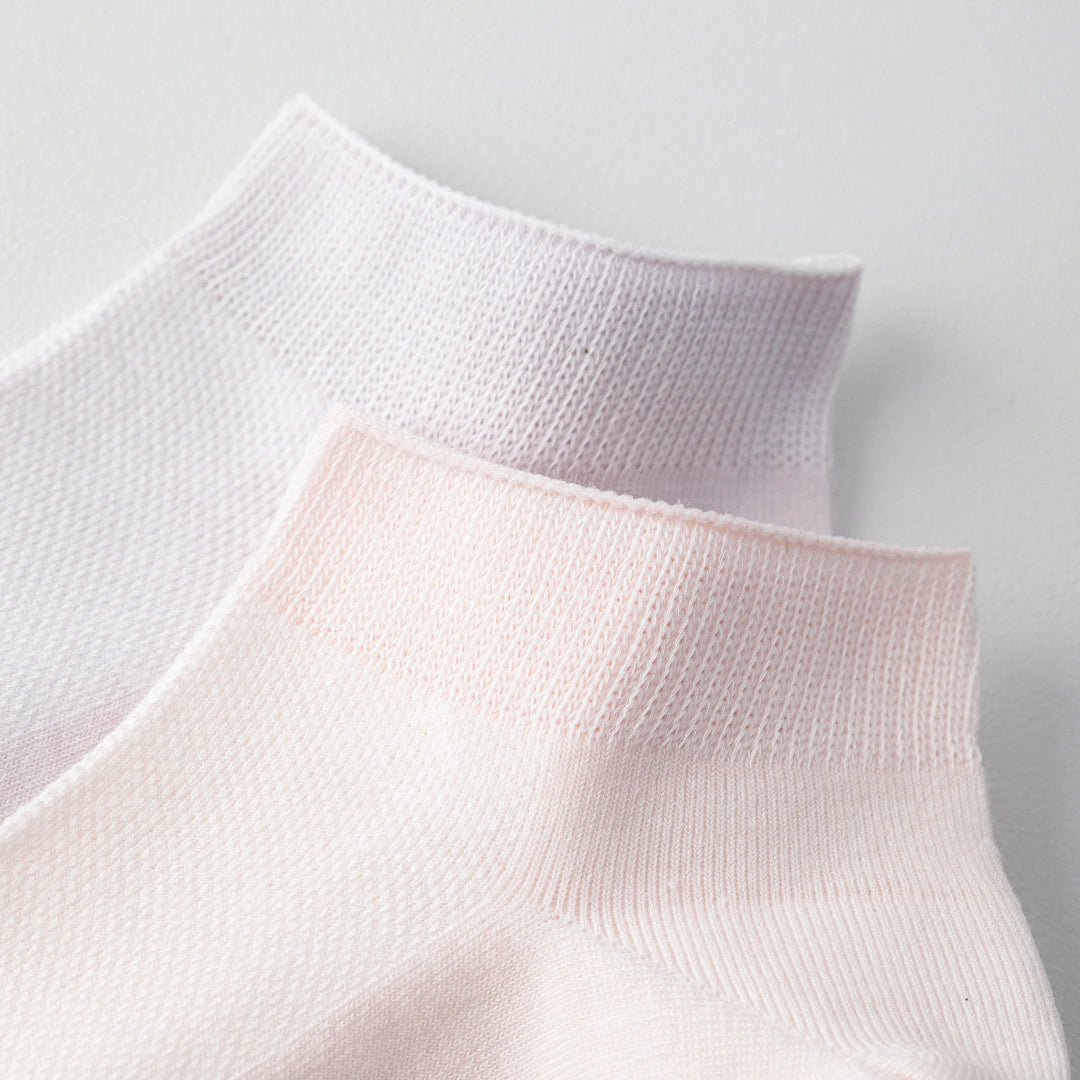 Women's 99% Supima® Cotton Breathable Mesh Low Cut Socks - product photo showing breathable mesh comfort